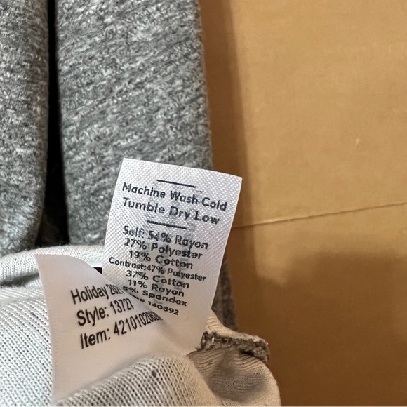 Marine Layer | Men’s Double Knit Henley Long Sleeve Pullover Shirt Grey Size M/L - Picture 12 of 12